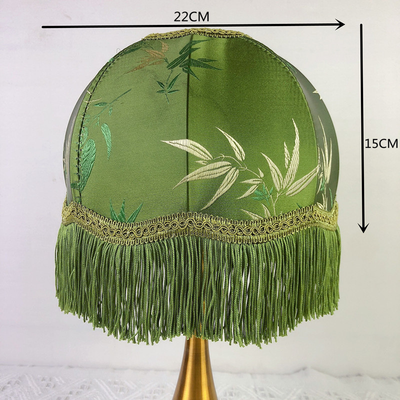 European-Style Creative Wool Fabric Table Lamp Shade Hotel Homestay Bedroom Bedside Decorative Lamp Shade Accessories Lighting Lamps