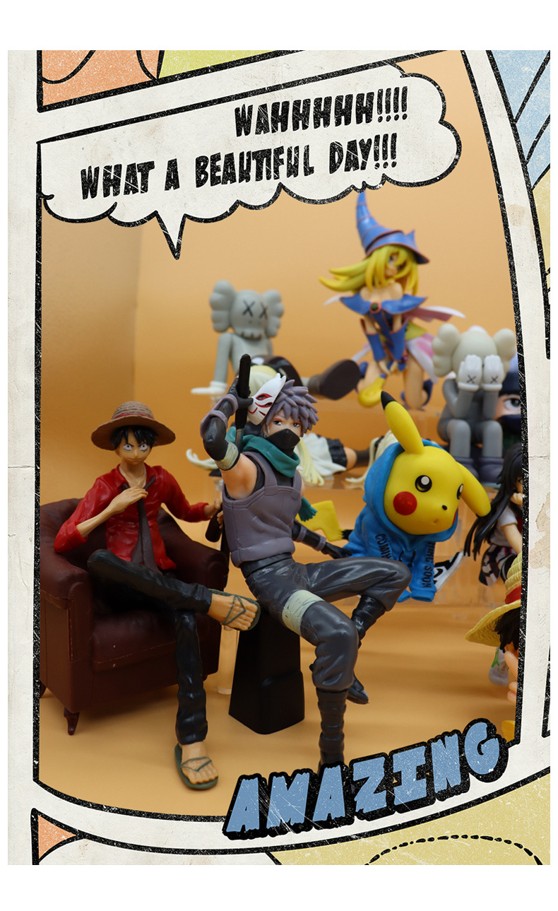 潮玩礼盒装海贼王路飞考斯雪乃美少女手办动漫二次元夹娃娃机礼品