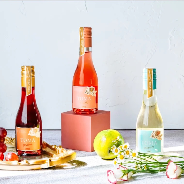 朵玛小天使蜜桃味起泡酒莫斯卡托葡萄酒小瓶甜酒高颜值果酒200ml