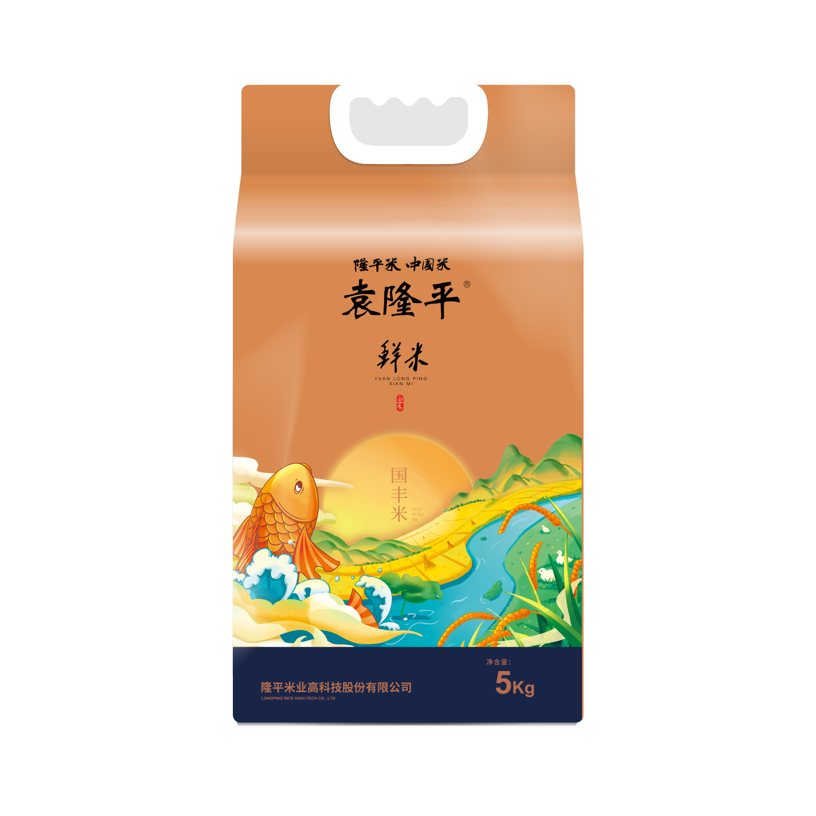 袁隆平鲜米梦稻系列国丰米5kg大米-阿里巴巴