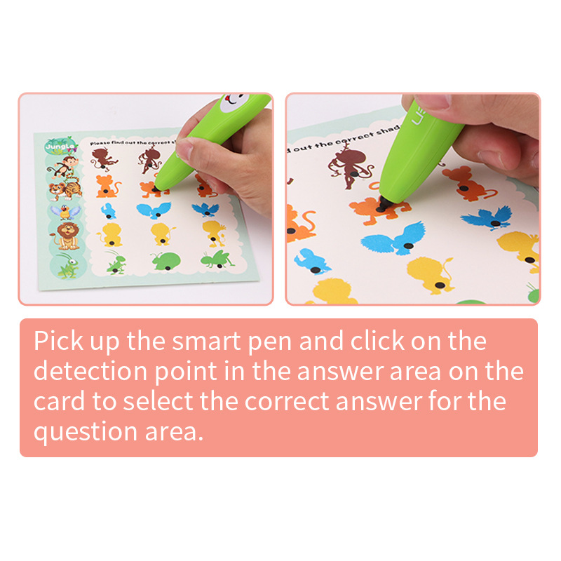 Cross-Border Children's English Talking Pen Common Sense Card Early Education Educational Toys Popular Ypen Smart English PEN for Study