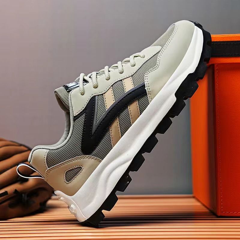 男鞋增高男式厚底阿甘鞋时尚动感跑步运动鞋轻便透气百搭休闲舒适