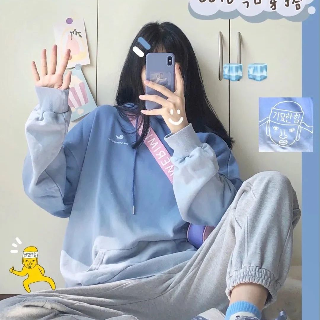同款卫衣女绒衫图片