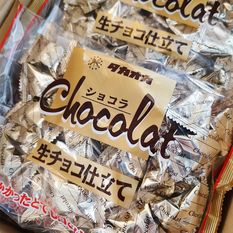日本进口生巧takaoka高岗生巧克力原味牛奶高冈巧克力夹心喜糖果