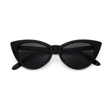 Retro Thick Frame Cat Eye Sunglasses Women Ladies Fashion跨