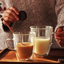 double coffee mugs drinking glass tea cup drinkware milk mug