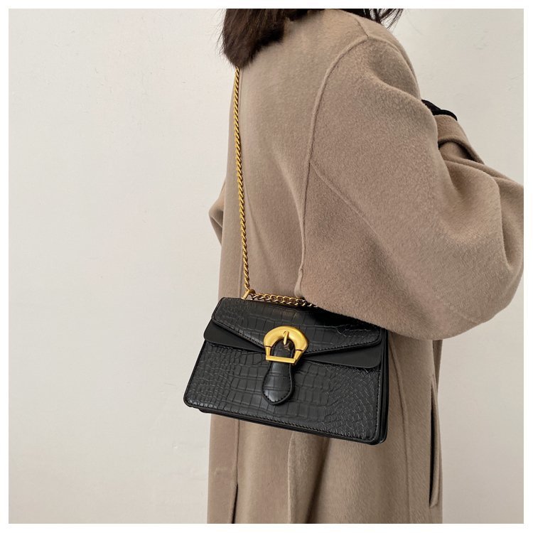 小ck包包女2021春款潮时尚百搭链条单肩斜挎包网红复古腋下小方包