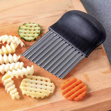 厨房波纹刀不锈钢狼牙土豆切条器薯条专用具波纹刀厨房切菜神器