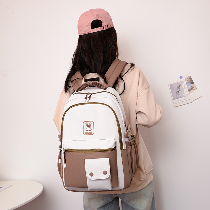 Schoolbag Backpack Backpack Trendy Women's Bags Travel Bag Source Factory Quantity Discount One Piece Dropshipping Spot Delivery