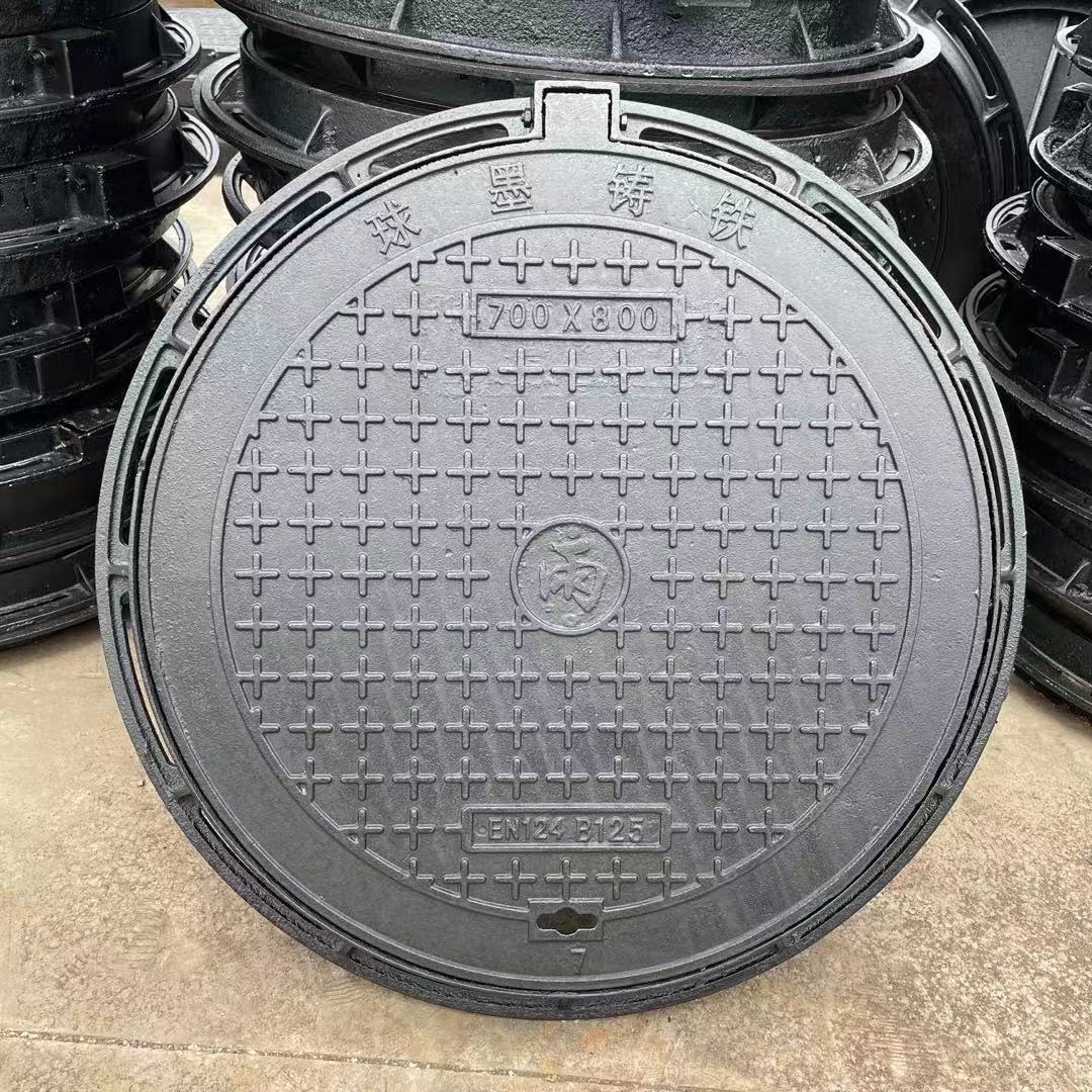 球墨铸铁雨水井盖d400重型铸铁井盖小区排水专用井盖