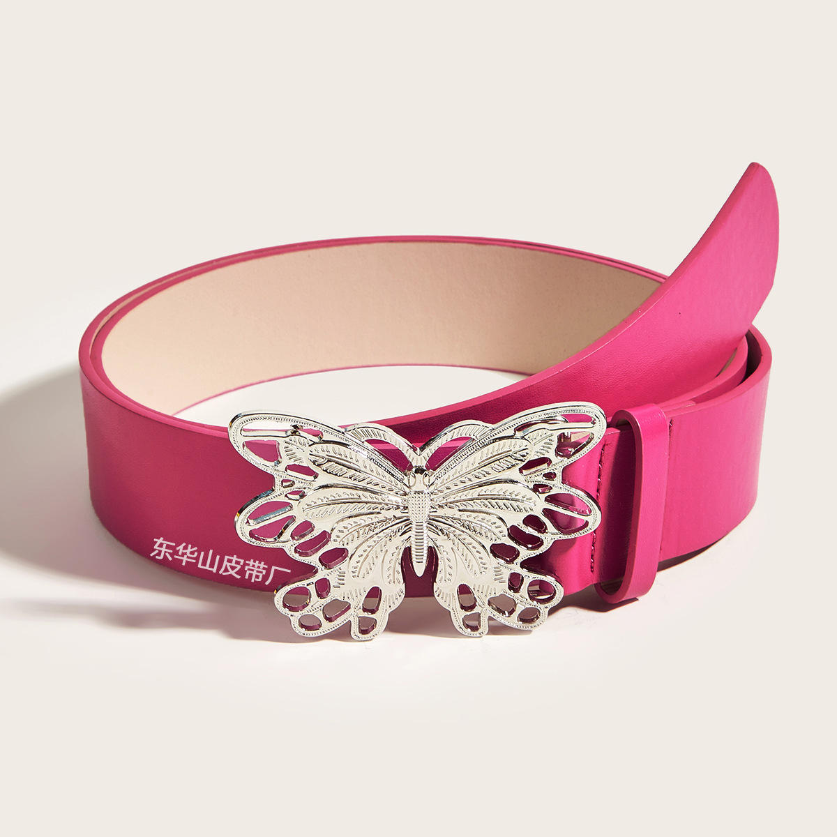 2022新款跨境热卖夏季时尚蝴蝶腰带 女士学生青年简约装饰女皮带