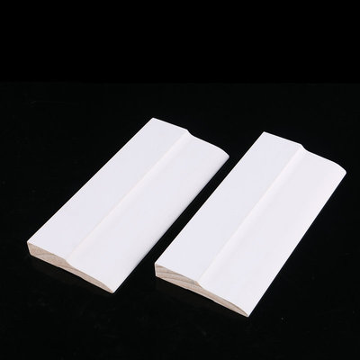 厂家直供全木踢脚线木线条 背景墙装饰木条定制白色封边条