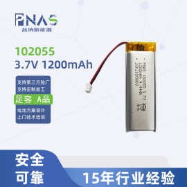 上海化工院102055聚合物锂电池3.7V1200mAh 核辐射检测仪长条电池