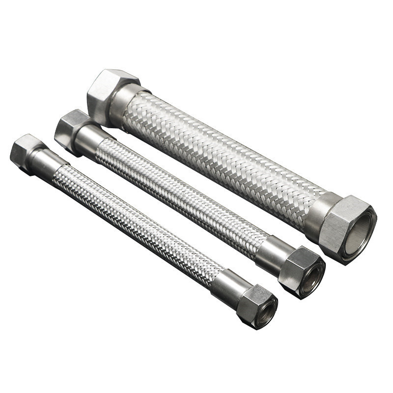 304不锈钢金属软管 1寸内螺纹波纹管 高温高压蒸汽钢丝编织软管