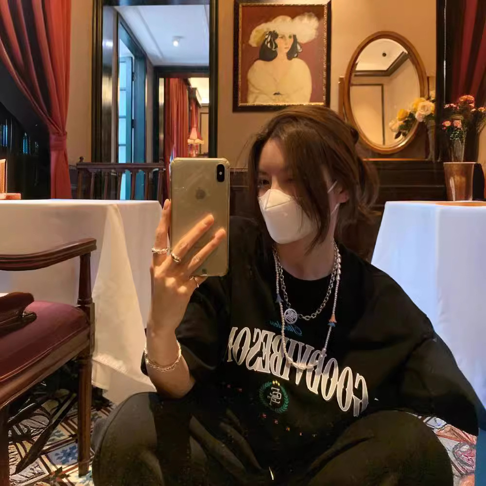 cec超火短袖t恤女夏季韩版ins潮宽松黑色港风下衣失踪宽松打底衫