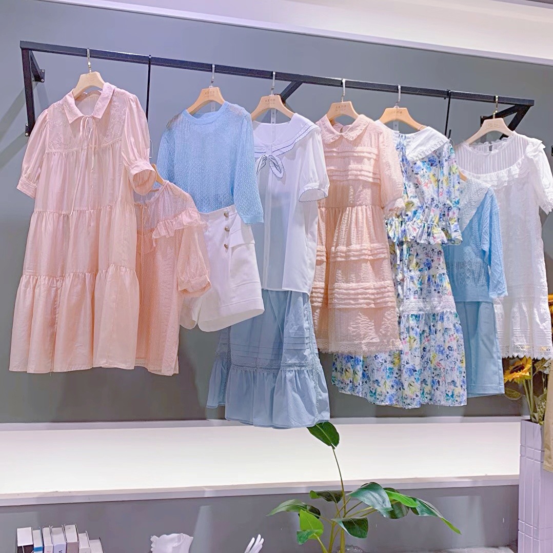 大牌女装一手货源 佳人苑22夏商场品牌专柜最新撤柜剪标库存尾货