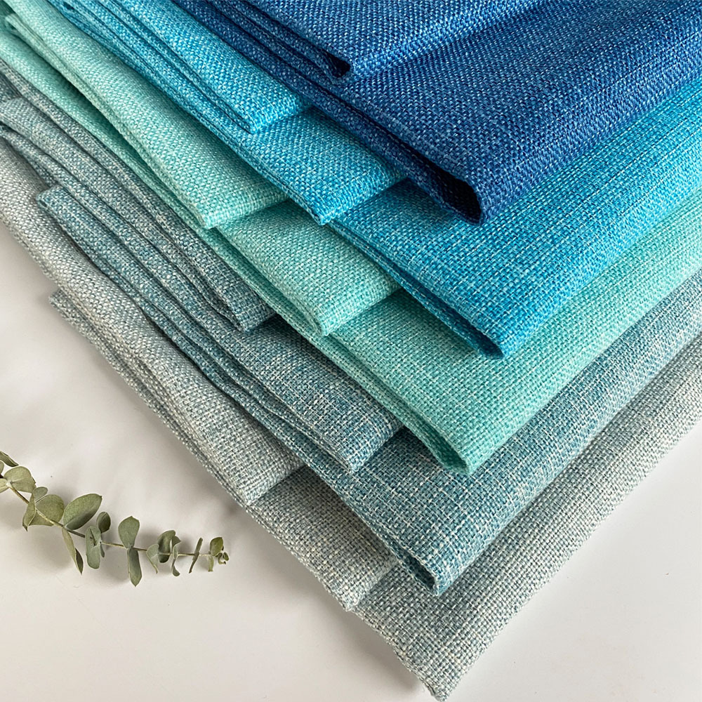 2021夏秋新品清爽棉麻布涂层沙发布仿棉麻布料涤纶面料桌布抱枕布