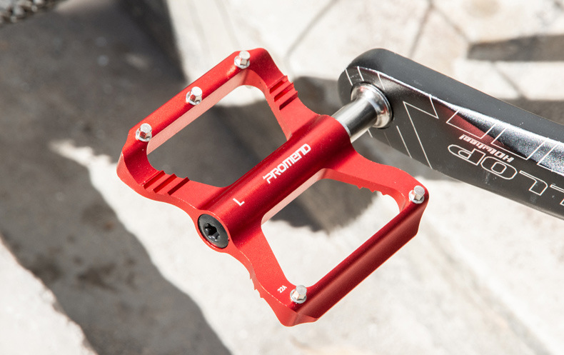 经济款promend培林轴承铝合金自行车脚踏折叠车公路防滑单车踏板