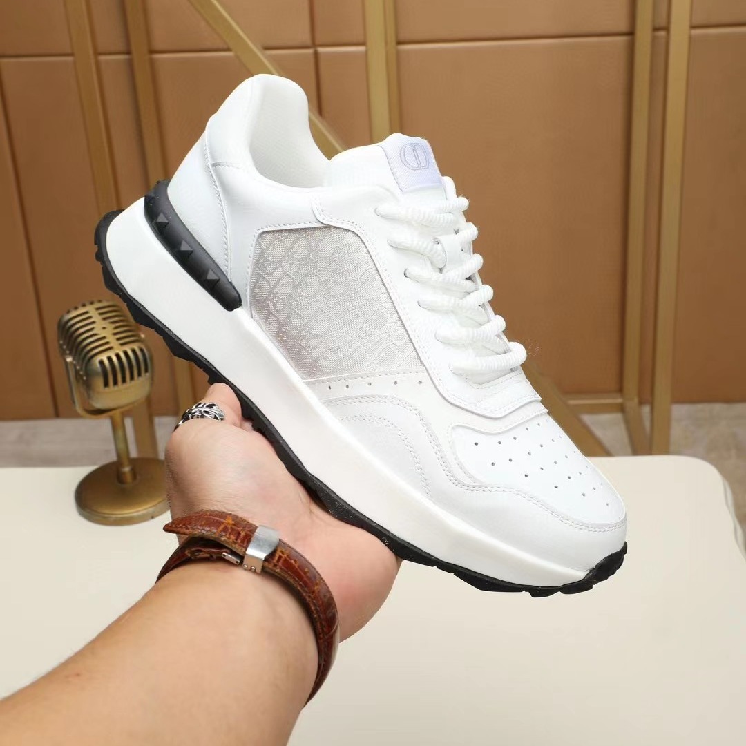 欧洲站新款欧美大牌高端男士广州真皮d家轻奢经典休闲运动鞋-阿里巴巴