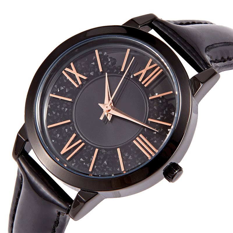 tt/天塔手表女简约星空气质ins小众设计施华洛奇流沙潮流品牌女表