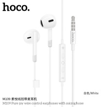 HOCO/浩酷 M109 素悦线控带麦耳机适用于3.5mm/TC接口手机使用