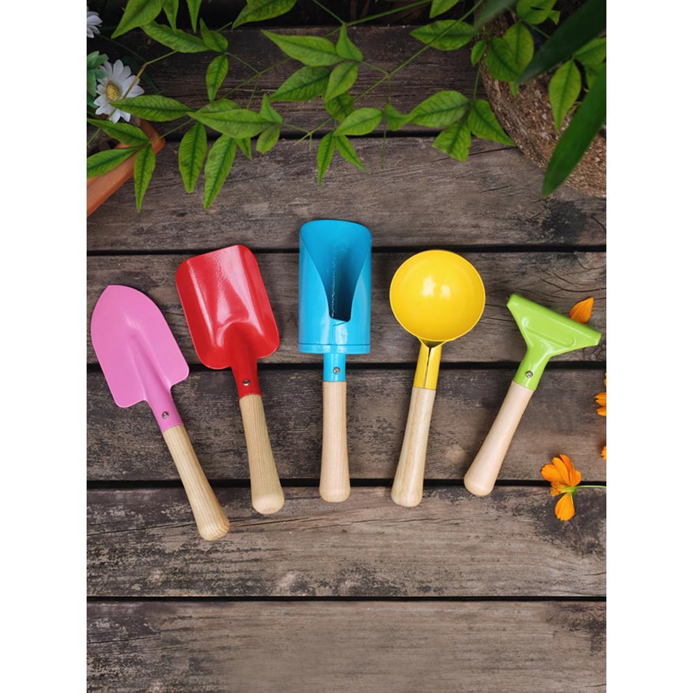 梓幼儿园种植工具挖土玩沙铲子海边户外园艺小铁铲儿童赶海沙滩工