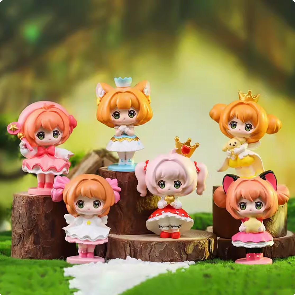 网红同款创意动漫魔法少女盲盒潮玩手办批发学生生日礼物儿童玩具