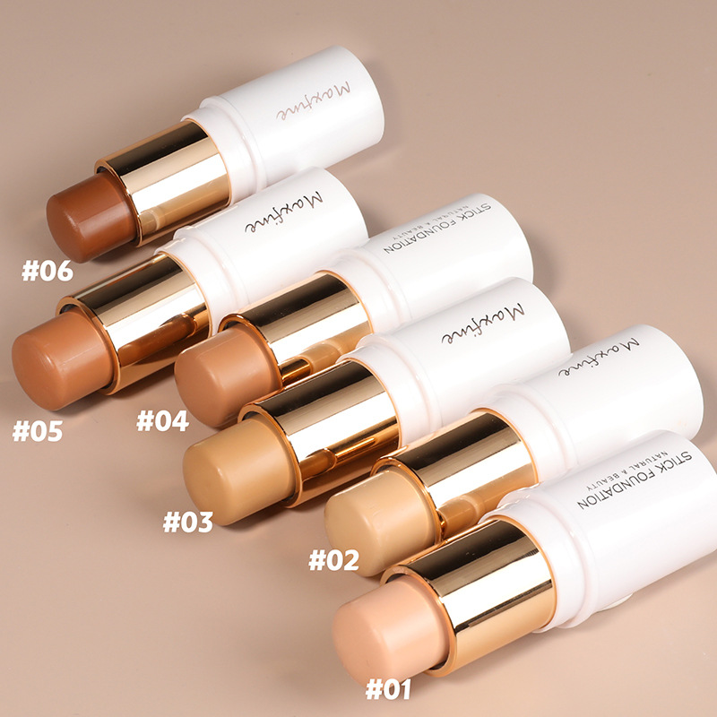 Cross-Border Makeup Maxfine Contour Stick Set Wholesale Highlight Brightening Shadow Matting Agent Logo-Free Lasting