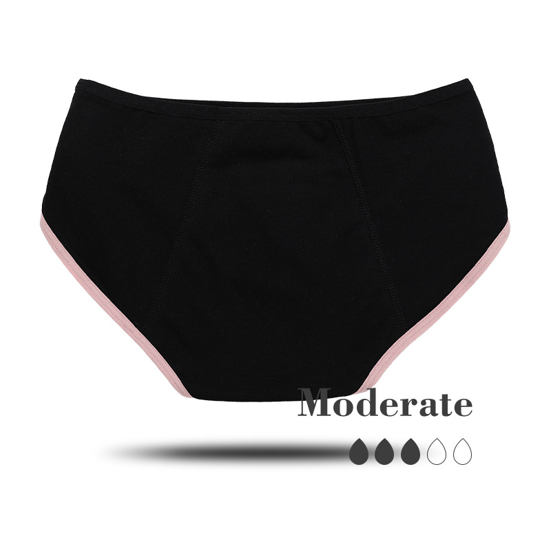 Girl Student Underwear Foreign Trade Cross-Border Three-Layer Period Panties Menstrual Period Briefs Female Side Leakage Prevention Sanitary Panty