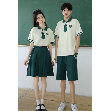 实拍 情侣装短袖初高中生运动会学院风学生班服 套装-阿里巴巴