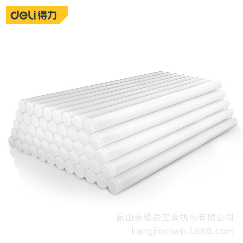 得力工具 7 11热熔胶棒条高粘家用强力手工DIY胶棒DL390010 50A B