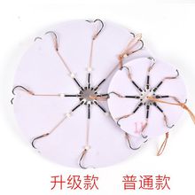 长线夜光珠翻板钩盘糠饼夹八爪钩海竿抛杆串爆炸鱼钩鲢庸