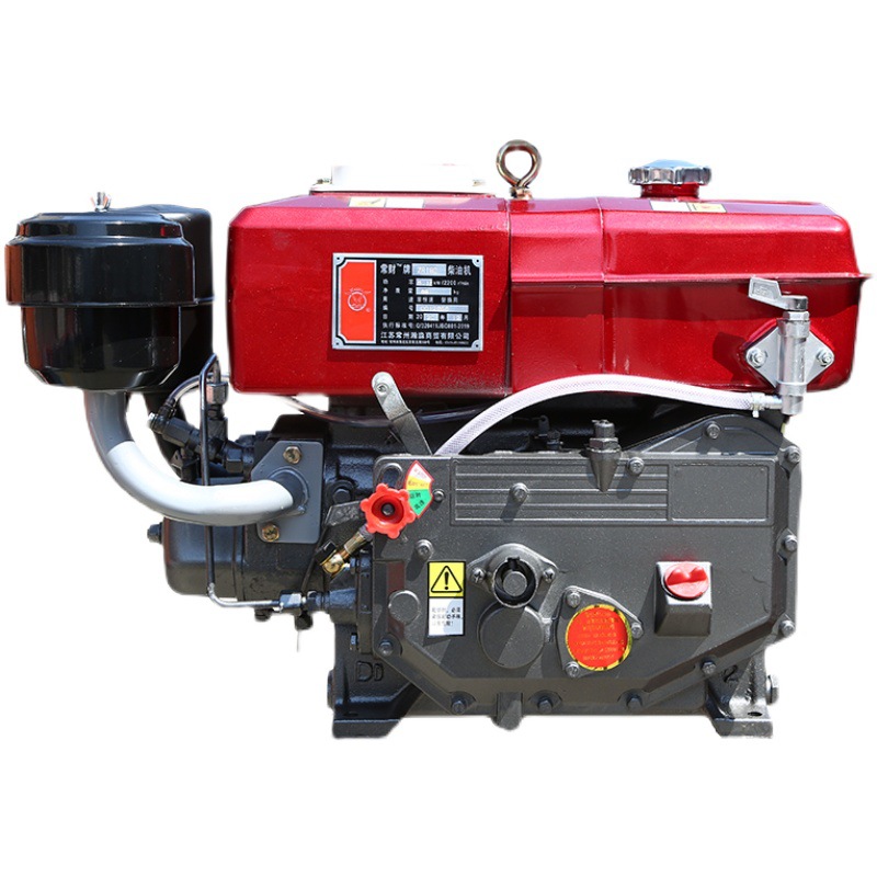 单缸柴油机世纪型175r180r190水冷6/8匹小型发动机农用电启动