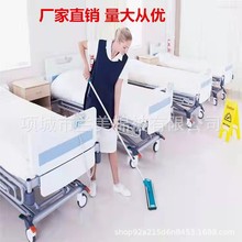 批发学校宾馆医用床品一次性床单蓝色白色三件套被套枕套腈纶布料