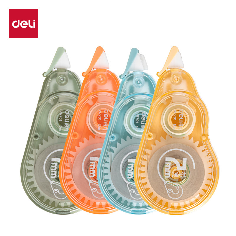 得力vr701/vr702大宽带修正带大容量学生修改带改正带错字涂改带