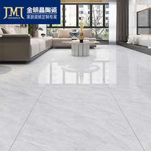 广东佛山瓷砖地砖800x800灰色防滑地板砖客厅卧室连纹通体大理石