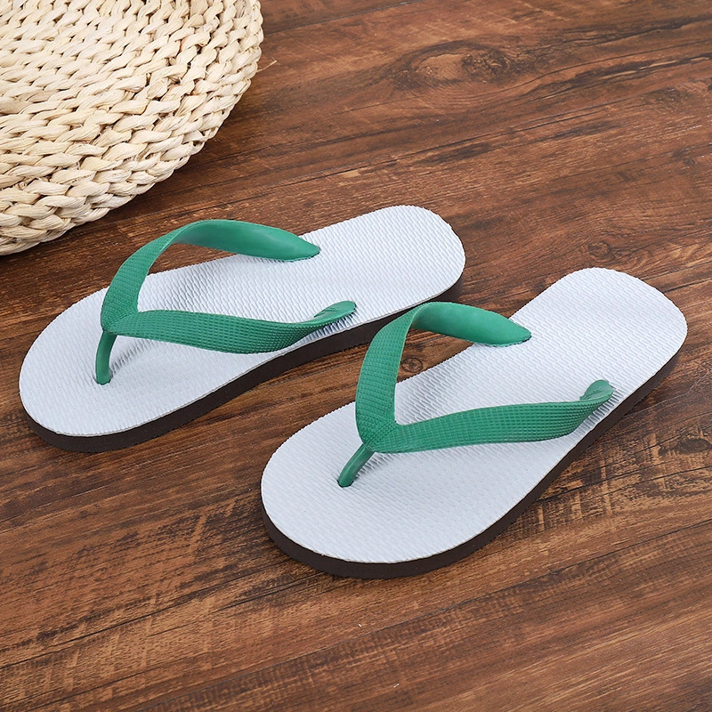 2021 Summer New Men's Flip Flops Home Wear Fashion Guangdong Flip-Flops Flat Beach Shoes Wholesale