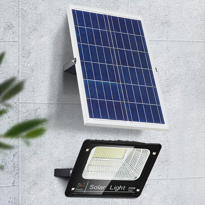 太阳能灯led投光灯户外照明路灯超亮大功率防水室内外家用庭院灯