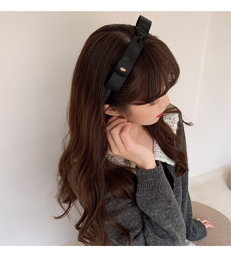 jennie同款小香风蝴蝶结发箍韩国少女甜美头饰网红简约外出头饰