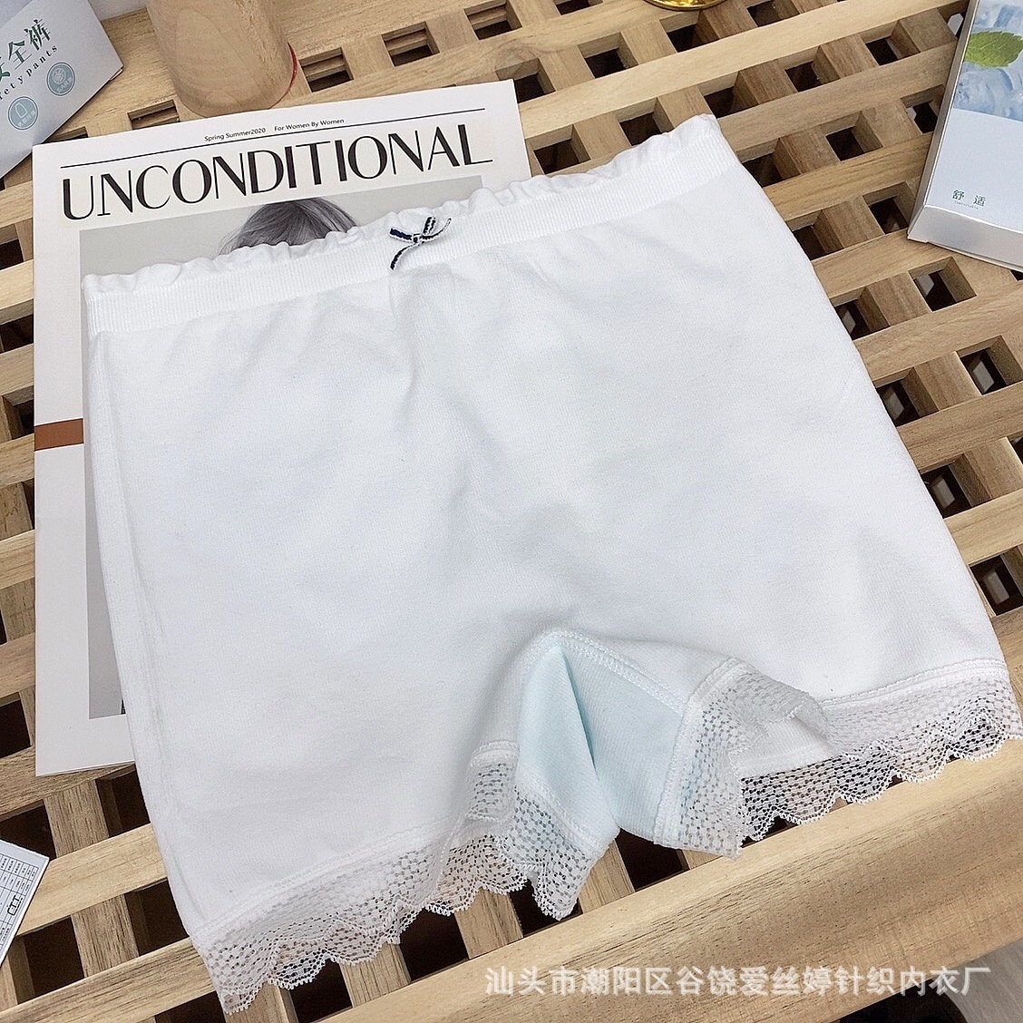 New Lactic Acid Mint Safety Pants Summer Graphene Safety Pants Women's Two-in-One Ice Silk Safety Pants