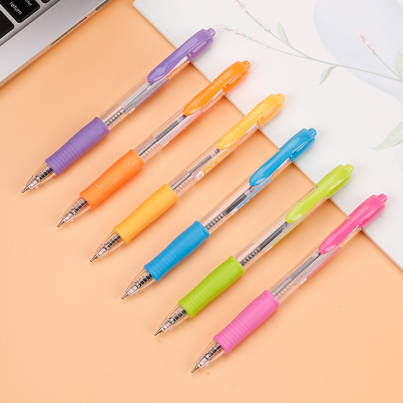 7mm彩色杆圆珠笔 24支