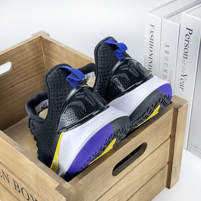 【莆田工厂】kobe科比黑曼巴精神2代5毒液男鞋透气低帮实战篮球鞋