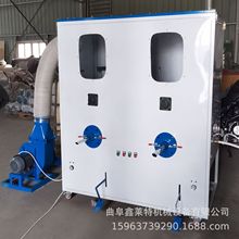 毛绒玩具公仔棉充装机 大片服装充棉机 双工位枕芯充装机