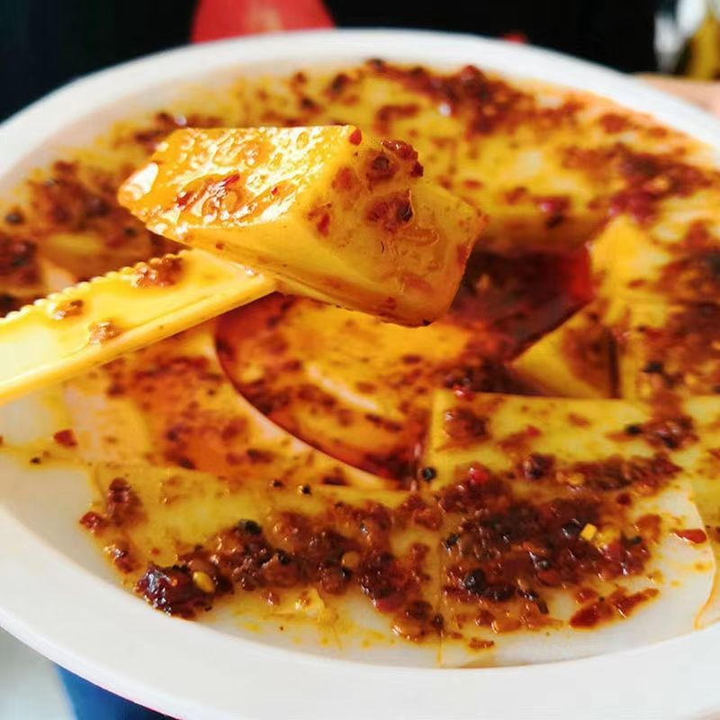 碗团山西特产柳林荞面碗托方便即食宵夜凉拌粗粮小吃工厂一件批发