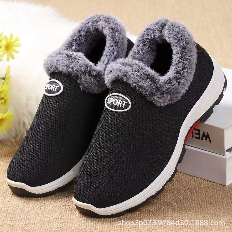 Fashionable All-Matching Lady Mom Student Outdoor Snow Boots Non-Slip Wear-Resistant White Shoes Cross-Border Foreign Trade One Piece Dropshipping