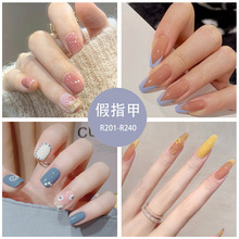 2021穿戴甲假指甲甲片美甲片指甲贴美甲贴甲片贴美甲成品 nails