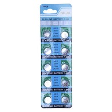 Set of 10 Batteries AG13 LR44 G13-A D303 L1154 L1154F76跨境