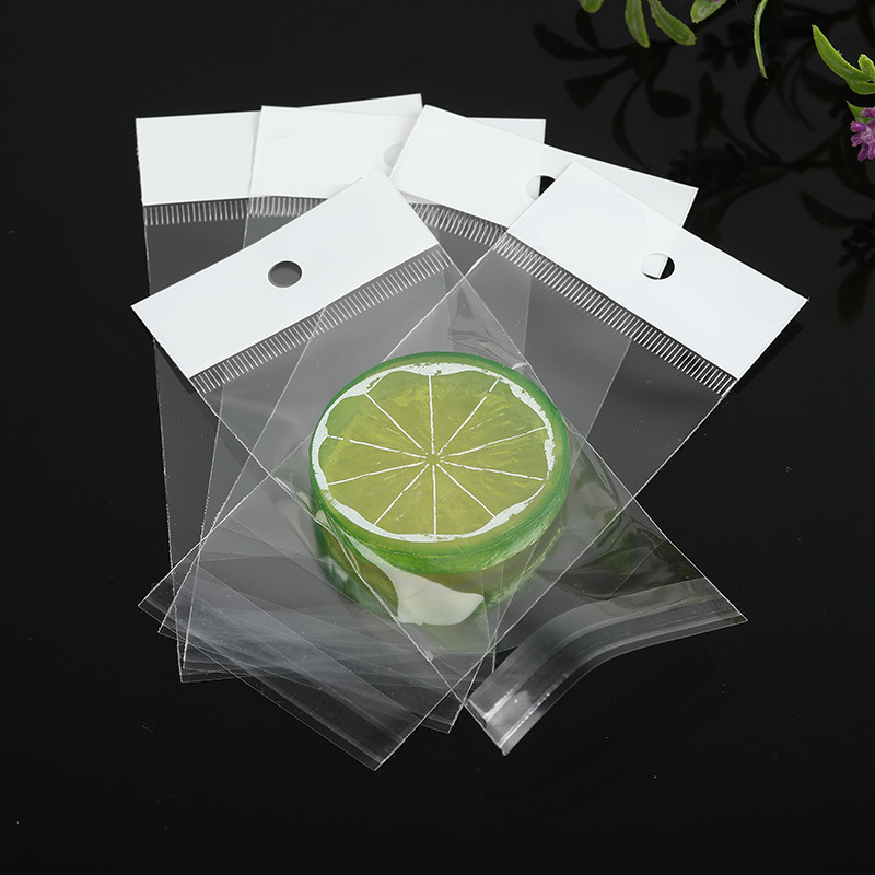 Spot Thickened OPP Self-Adhesive Plastic Self-Adhesive Bag Phone Case Packing Bag Thick Style in White Card Head Hanging Hole Bag