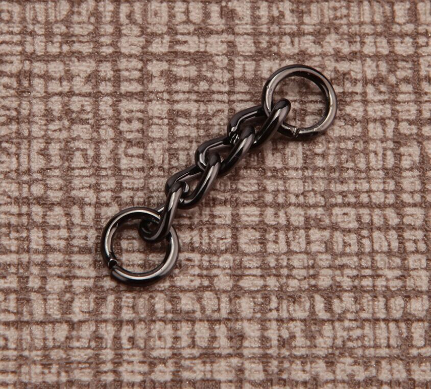 精美diy配件小链条钥匙圈扁链铁链钥匙扣链子小挂件链子钥匙挂链