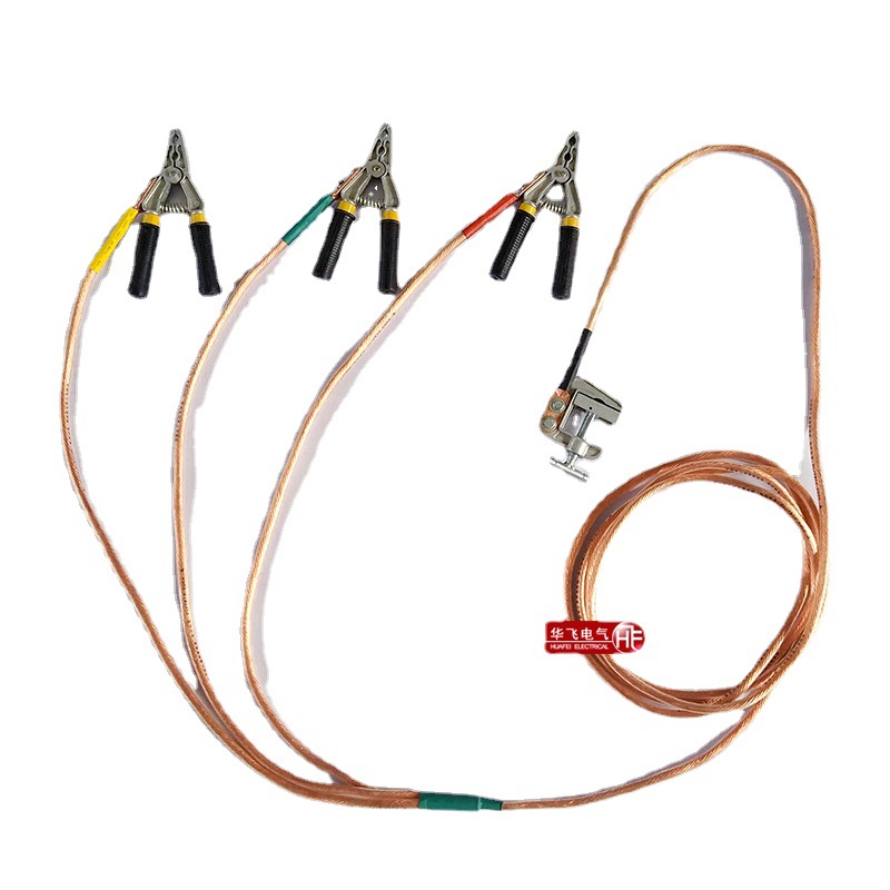 10kv个人保安线 电线杆电力线停电保安接地线 3*1米 3米